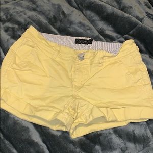 Yellow shorts